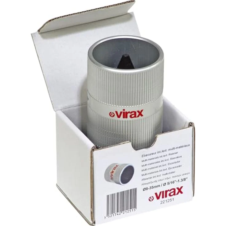 Virax Entgrater, Innen- und Außen-Durchmesser 8 – 35 mm, präzises Fräswerkzeug – Bild 3