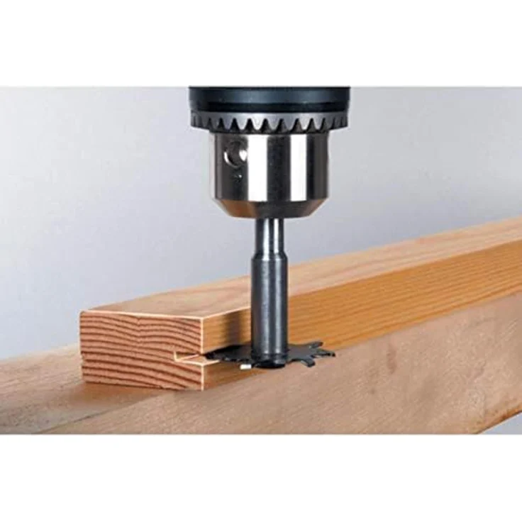 Wolfcraft 3264000 Schlitzfräser, Ø 30mm, Schaftdurchmesser 8mm, 30 x 1,5 mm – Bild 4