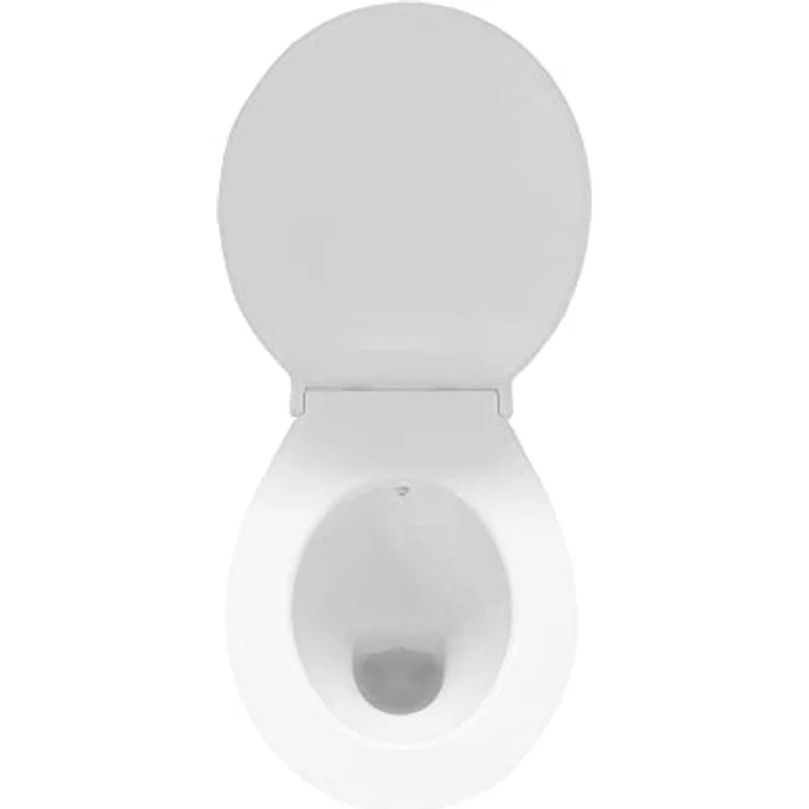Belvit Tiefspül-WC BV-SW4001-T+BV-D0400+BV-AP1001, Stehend, Abgang senkrecht, Weiß, Taharet/Bidet Funktion, Softclose-Deckel – Bild 5