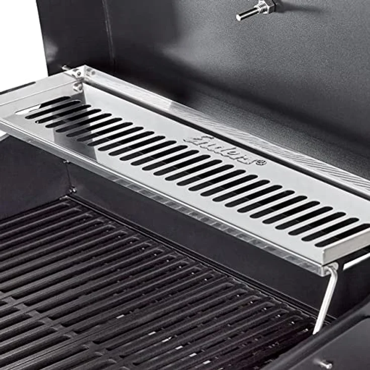 Enders® Elektrogrill eCRAVE 2, mit Gussrost, Grillwagen mit viel Stauraum, SIMPLE CLEAN™ Reinigungssystem, 2 leistungsstarke Heizelemente, formstabile Garhaube mit integriertem Thermometer #97116 – Bild 5