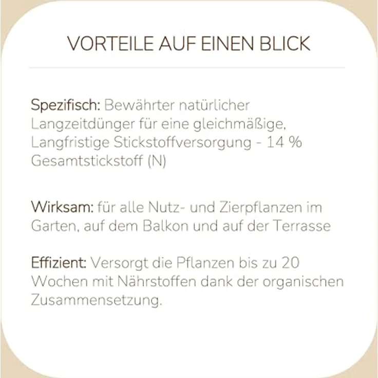 Substral Naturen Bio Hornspäne, 5kg Organischer Dünger, Nährstoffreich und Chloridarm für Garten und Balkon, grün – Bild 5