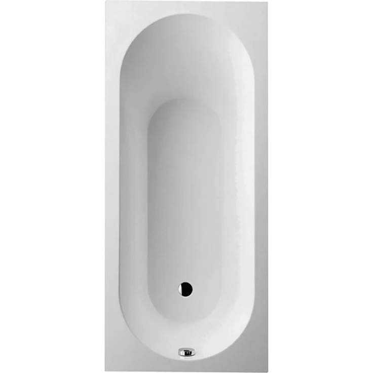 Villeroy & Boch OBERON Einbauwanne 1700x750 mm, stone white, Quaryl, verstellbare Wannenfüße, modernes Design