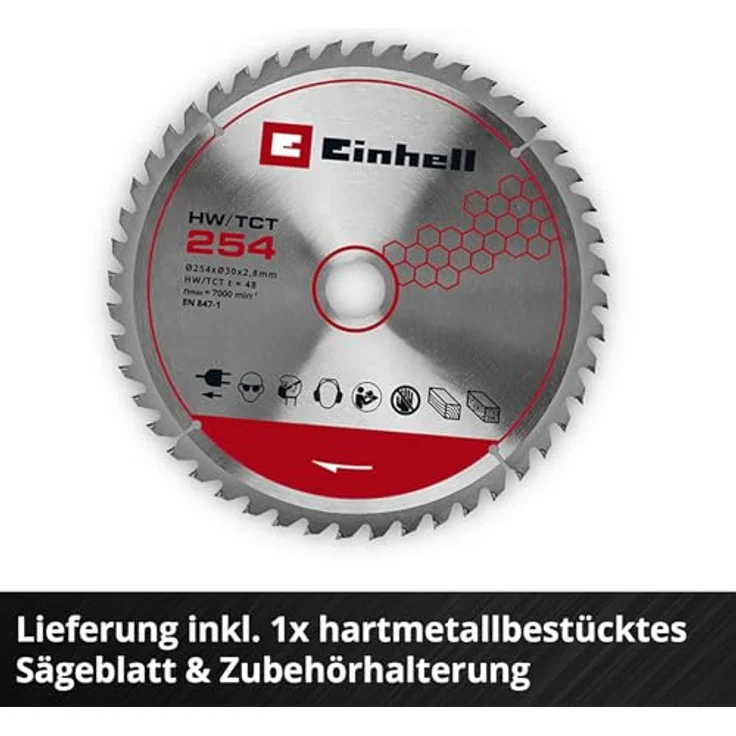 Einhell TE-TS 10 T, Tischkreissäge mit 1800 W, Aluminiumtisch und Softstart-Funktion – Bild 7