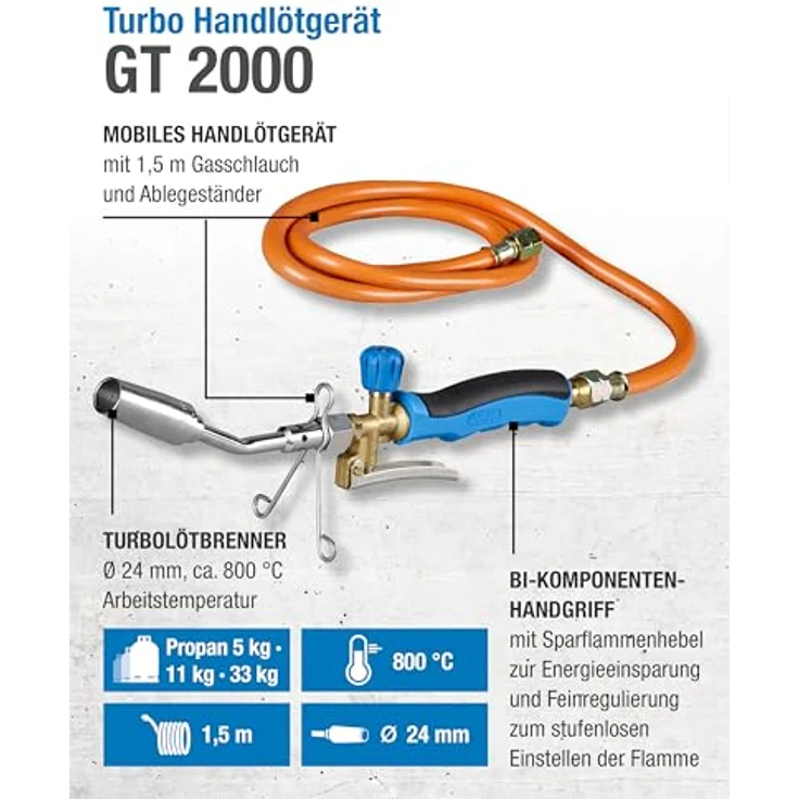 CFH 52060 Turbo Handlötgerät GT 2000 – Bild 2