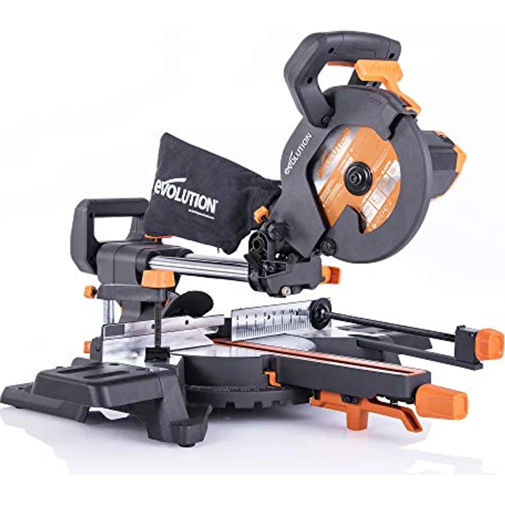 Evolution Power Tools - R210SMS-300+ Mehrzweck-Gleit-Gehrungssäge mit Plus Pack, 210 mm (230 V) – Bild 2