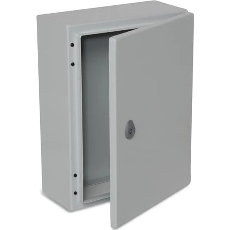BOXEXPERT® Verteilerkasten Treva, wasserdicht IP66, Stahlblech, 400x300x150mm, für Außenbereich, robust und wetterfest, Temperaturbeständig von -25°C bis +40°C – Bild 1