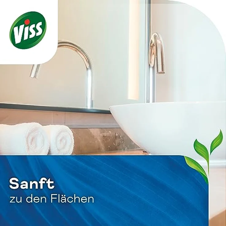 Viss Reiniger Spray Bad & Dusche Badreiniger für strahlenden Glanz Reinigungsmittel 100% kraftvoll gegen Kalk & Schmutz 750 ml – Bild 4
