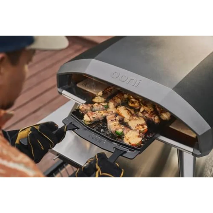 Ooni Koda 2 Pro, Gas Pizzaofen mit Bluetooth-fähigem Ooni Connect™ Digital Temperature-Hub, 500 °C Hitze, Glasvisier, großzügige Kochfläche – Bild 8