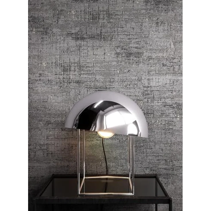 Newroom Vliestapete Betonoptik Schwarz, Industrial Used Look mit Metallic Glanz, 10,05 m x 0,53 m, hochwaschbeständig und lichtbeständig – Bild 3