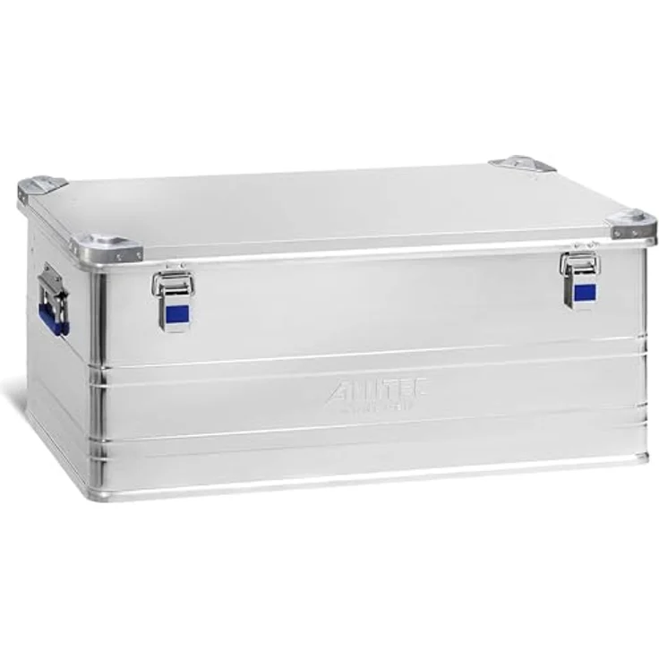 ALUTEC MÜNCHEN Aluminiumbox Industry 140, Werkzeugbox mit 140 l Inhalt, staub-/spritzwassergeschützt, Innenmaße 870 x 460 x 350 mm, Gewicht 7,32 kg – Bild 1