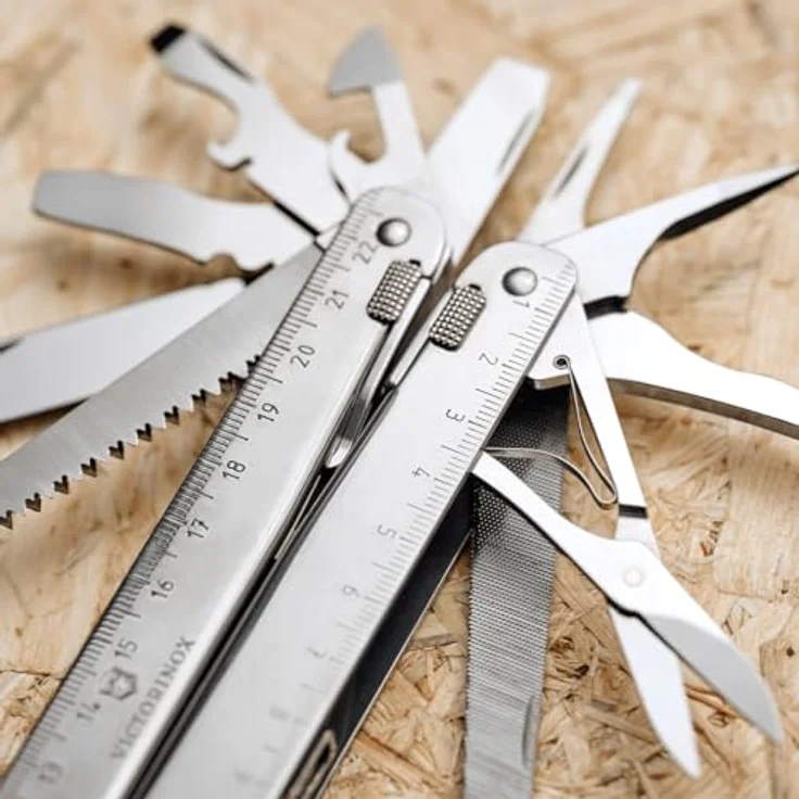 Victorinox Multifunktionswerkzeug SwissTool X Plus Ratchet (38 Funktionen, Etui, Ratsche) silber – Bild 3