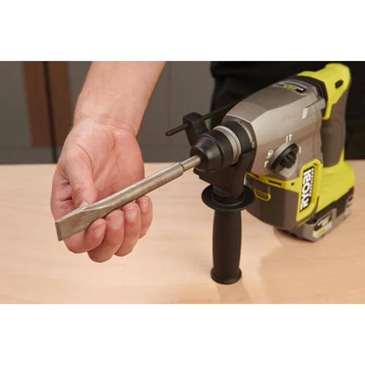 Ryobi RSDS18BL-0 One+ Akku-SDS-Bohrhammer, 2,5 Joule Brushless 18 V mit SDS-Plus Aufnahme und LED-Leuchte – Bild 5