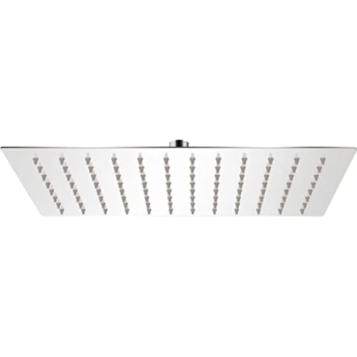 vidaXL Duschkopf Edelstahl 20x30cm Rechteck Kopfbrause Regendusche Brausekopf – Bild 1