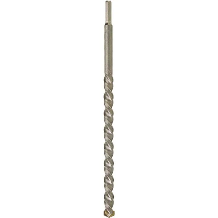 Wolfcraft Mauerdurchbruchsbohrer hm ø12x600 mm, Sechskant-Schaft, präzisionsgeschliffene Hartmetallplatte für harte Materialien – Bild 1