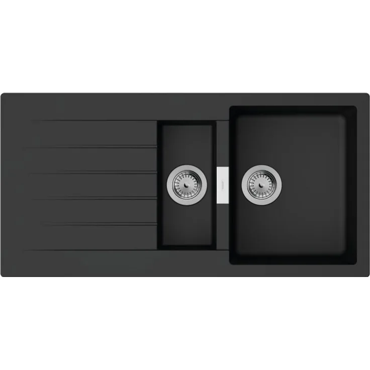 hansgrohe Einbauspüle S52 S520-F530 mit automatischer Ablaufgarnitur