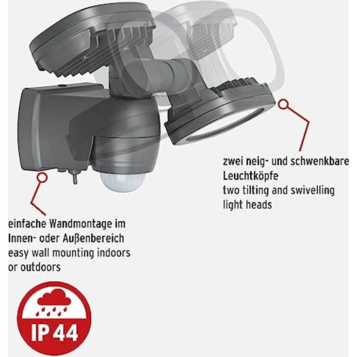 Brennenstuhl Bewegungsmelder mit TSMP-Technologie – Bild 4
