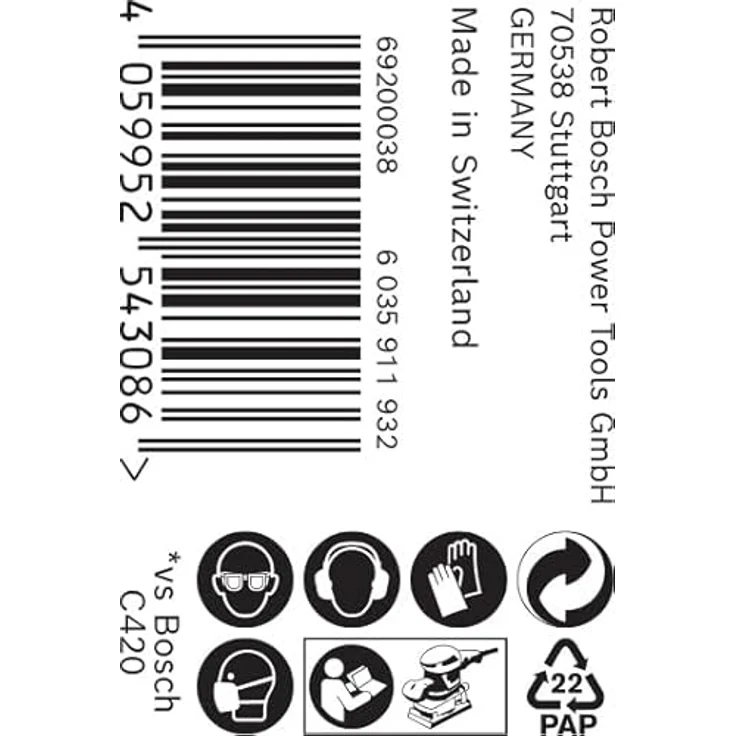 Expert C470 Schleifpapierrolle zum Handschleifen,93 mm x 50 m, G 80 – Bild 5