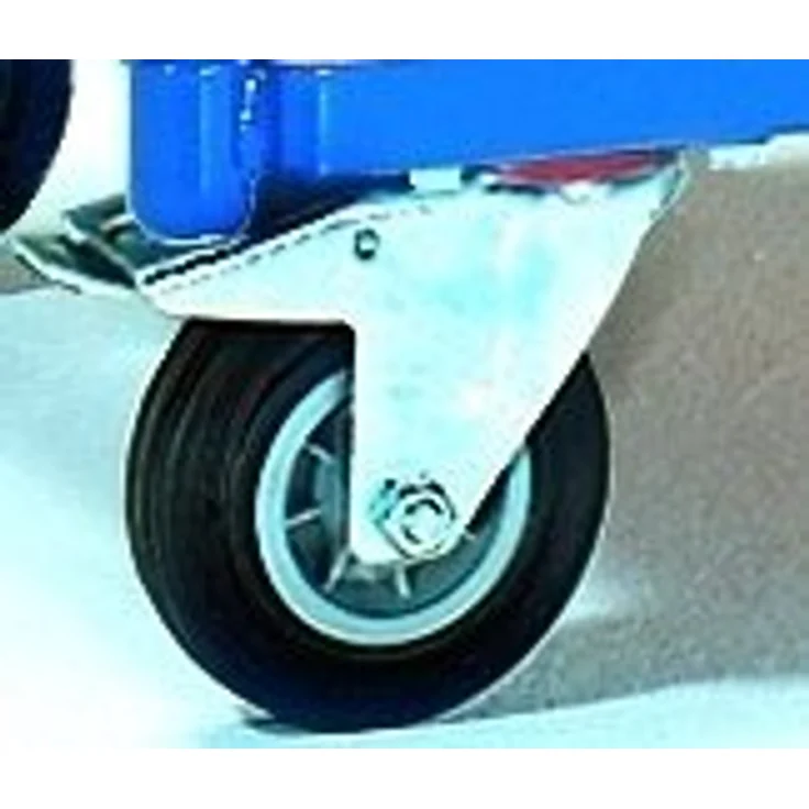 FETRA Tischwagen 2622, leichter Transportwagen mit 2 Schubladen, pulverbeschichtet brillantblau RAL5007, Tragkraft 80 kg pro obere Ladefläche – Bild 2