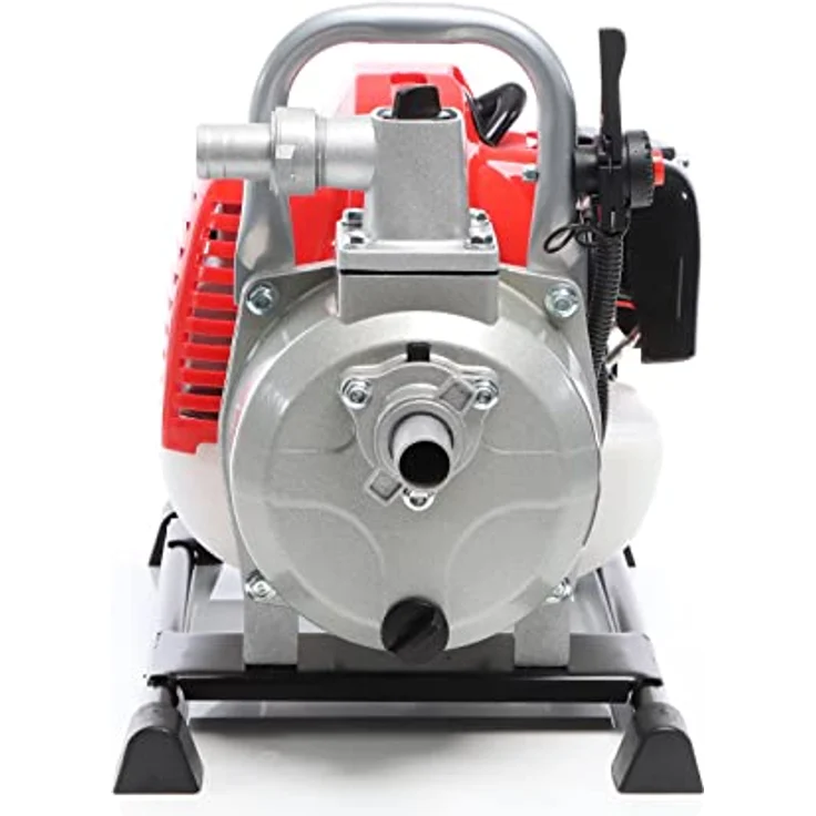 XPOtool Benzin Wasserpumpe 1,4 kW, 8.000 l/h Förderleistung, 30 m Förderhöhe, 25,4 mm Anschluss (1"), 2-Takt-Motor, geeignet für Garten und mobile Anwendungen – Bild 6