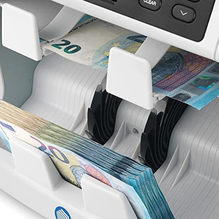 Safescan 2985-SX Geldzählmaschine, Wertzählung und Sortierung von gemischten Banknoten - Banknotenzähler mit 7-facher Echtheitprüfung - Geldzählmaschine mit Sortieroptionen – Bild 4