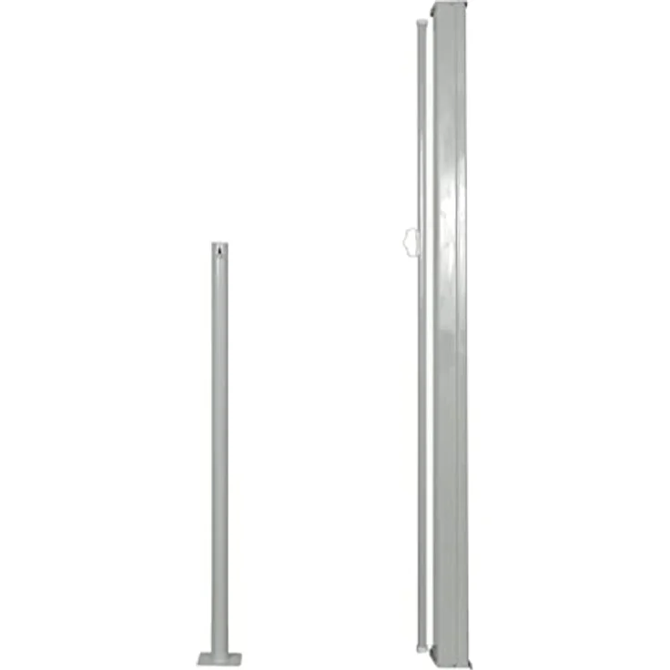 vidaXL Seitenmarkise 140x300cm Creme Sichtschutz Windschutz Sonnenschutz – Bild 4