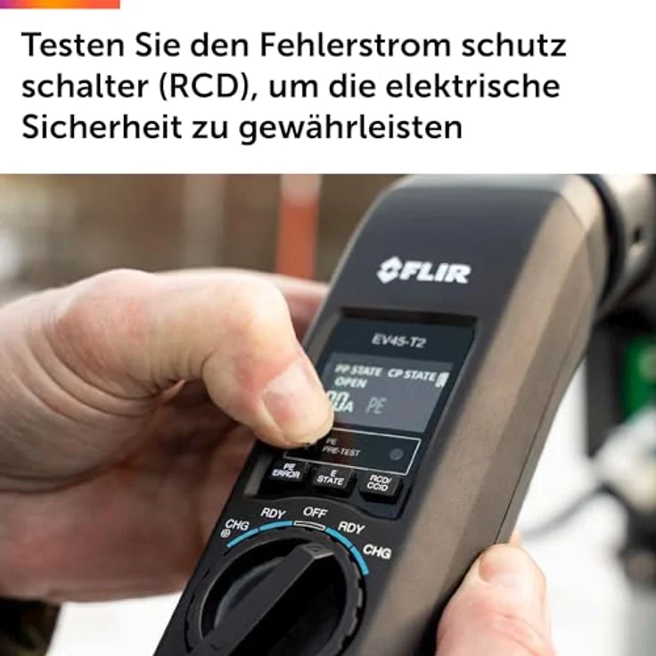 FLIR EV-KIT-2, EV-Ladegerät-Testkit mit EV45-T2, DM286 und Messleitungen zur Überprüfung der elektrischen Sicherheit – Bild 3