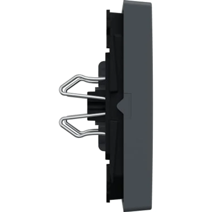 Schneider Electric Merten Wippe, Serien-, Doppelwechselschalter- und Doppeltaster-Einsatz, System M, anthrazit, IP20, Artikelnummer 433514, 1 Stück – Bild 3