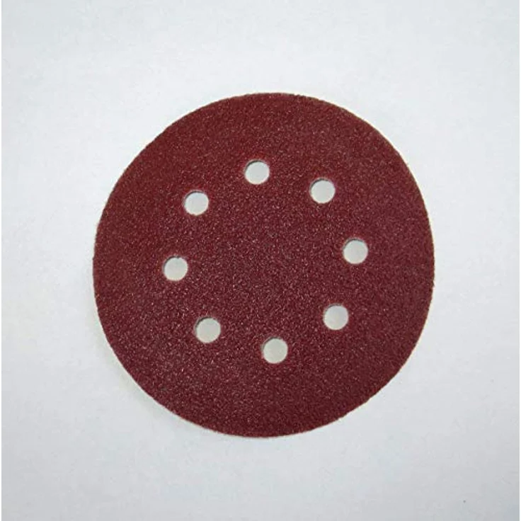ECKRA 100 Schleifscheiben 125 mm mit Klett 8 Loch, Sortierung P40 bis P220, hohe Qualität – Bild 2