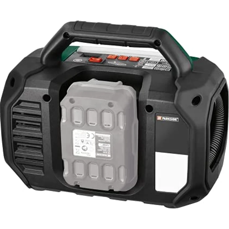 PARKSIDE Akku Kompressor / Luftpumpe PKA 20-Li, 10,3 bar Druck, für Auto- und Fahrradreifen, ohne Akku – Bild 4