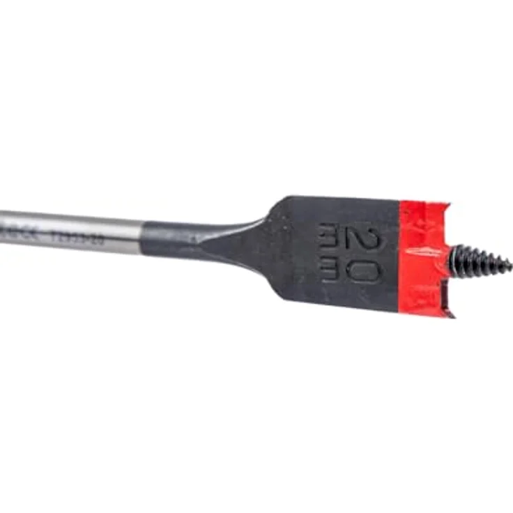 C.K Tools Vorteck Flachfräsbohrer 20 mm x 152 mm, selbstziehende Gewindespitze, 1/4" Hex Quick Lock Schaft, schlagschraubergeeignet, Carbonstahl – Bild 5