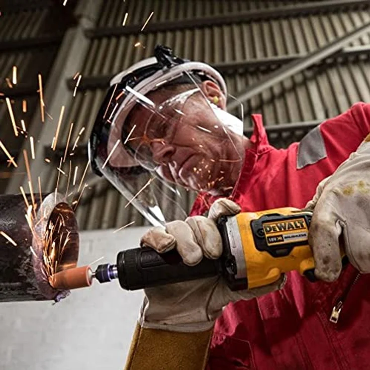 DeWalt Akku-Geradschleifer DCG426N, 18Volt, gelb-schwarz – Bild 2