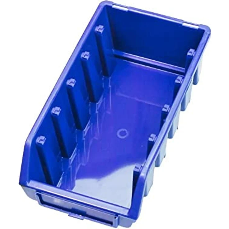 PROREGAL SuperSparSet 10x Sichtlagerbox 2L Blau | Stapelbare Sichtlagerbehälter aus bruchsicherem Polypropylen (PP) – Bild 5