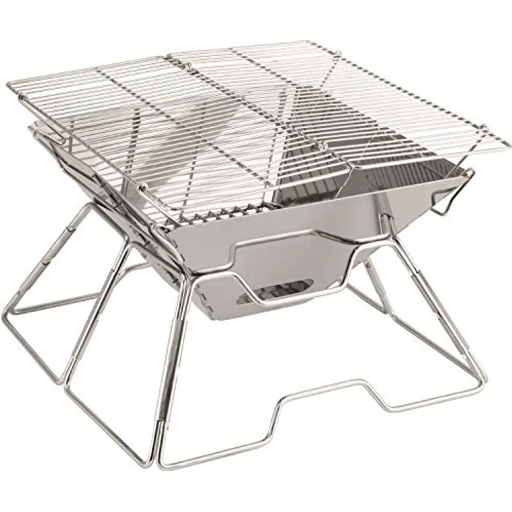 Robens Wayne Grill, Trockenbrennstoffkocher aus Edelstahl, Grau, One Size – Bild 1