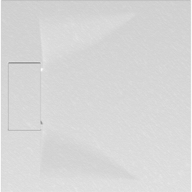 Schulte Duschwanne 'DWM-Tec' mattweiß 80 x 80 cm | Mineralwerkstoff, Rutschsicherheitsklasse B
