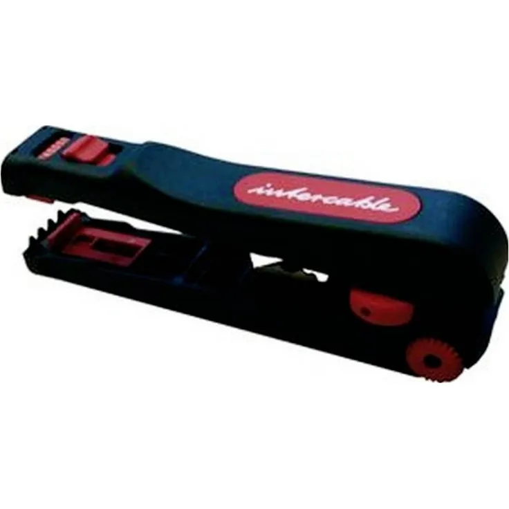 Intercable AV8235 182398 Data Strip, Abisoliergerät für Datenkabel 4-10mm, inkl. integriertem Seitenschneider