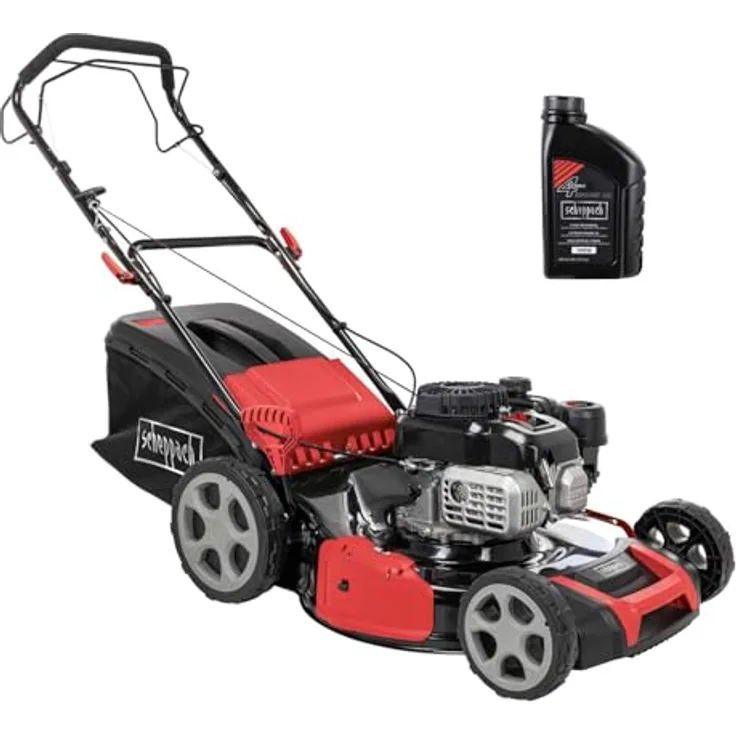 Scheppach MS175-51 Rasenmäher mit 4-Takt-Benzinmotor, inkl. 0,6 l Öl