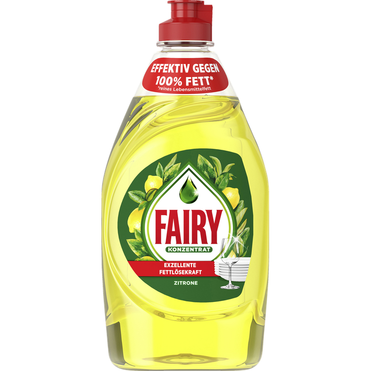 Fairy Handspülmittel Konzentrat Zitrone, ultra konzentrierte Formel mit kraftvoller Fettlösekraft und langanhaltendem Schaum
