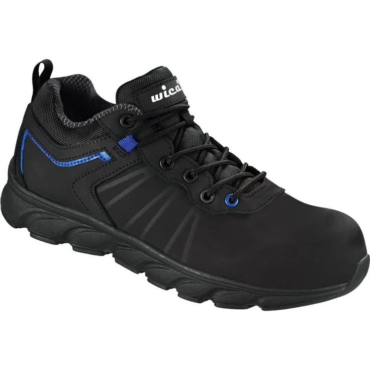 Wica S3 Sicherheitsschuh Vezzo Arbeitsschuh, sehr leicht, SRC Sohle, Metallfrei, blau