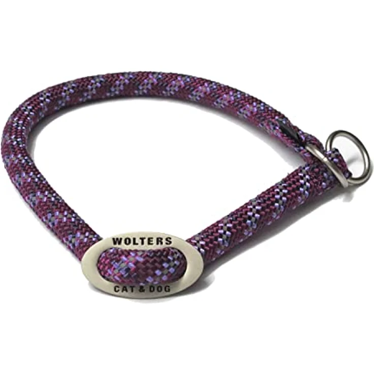 Wolters Hunde-Halsband Schlupfhalsband Everest, reflektierend, schwarz/graphit, mit Metalls stopper und reißfestem Nylongewebe – Bild 9