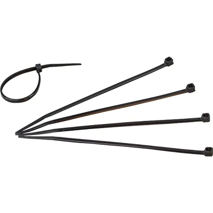 Kopp 328402098 Kabelbinder, UV- und witterungsbeständig 50 Stück, 150 x 3.6 mm, schwarz