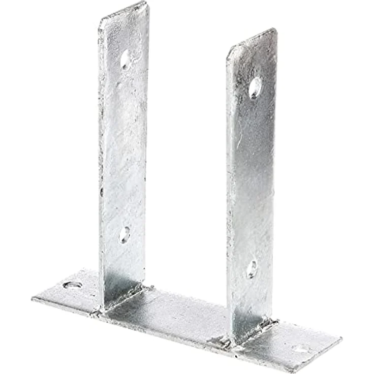 U-Pfostenträger ETA-10-0210 91x200x60x50x200mm TZN z.Aufschr.GAH – Bild 2