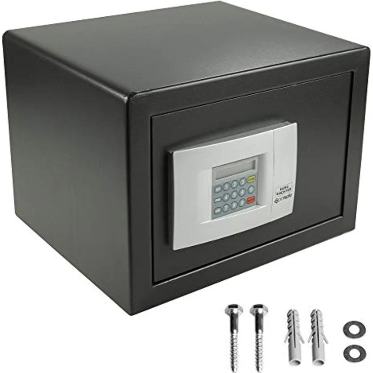 BURG-WÄCHTER Möbeltresor mit elektronischem Zahlenschloss, Wand- und Bodenbefestigung, PointSafe P 2 E, Schwarz – Bild 5