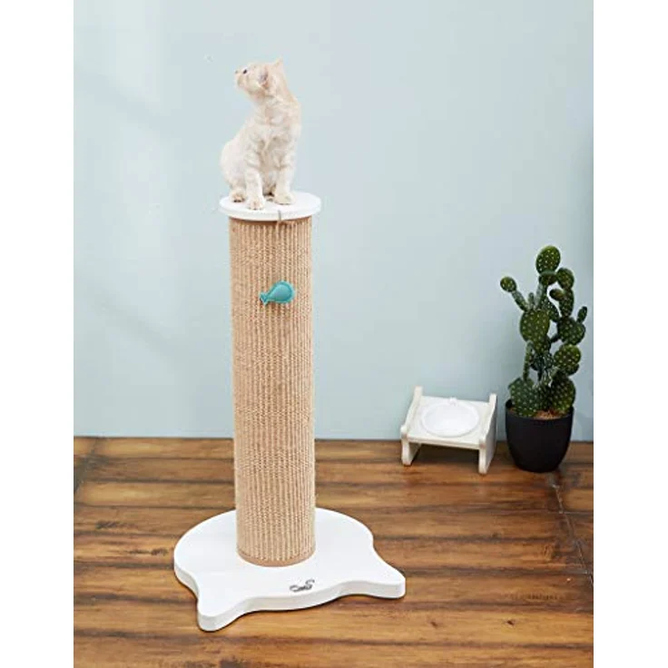 Cats Design Kratzbaum Grosse Katzen stabil/Kratzstange XXL Edel/Kratzsäule Kratzmöbel Kratzturm Strong Stray G – Bild 4