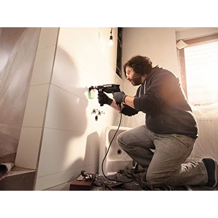 Bosch Schlagbohrmaschine UniversalImpact 700 DA (Bohrassistent, Zusatzhandgriff, Tiefenanschlag, Koffer, 700 Watt) – Bild 5