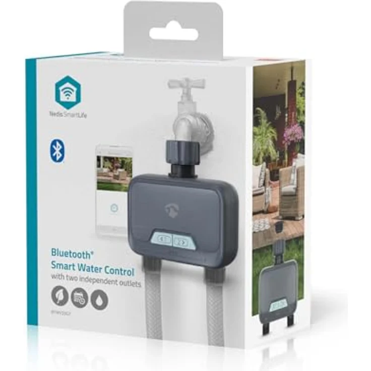 Nedis Bewässerungscomputer NEDIS Wassersteuerung SmartLife, App-gesteuert, IP54, grau – Bild 10