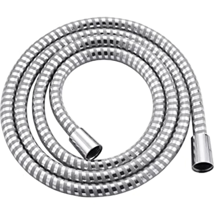 Primaster Duschschlauch Prima Flex 200 cm chrom, Spiraloptik, knickfest, chromfarben – Bild 2