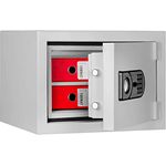 Melsmetall Feuerschutz Tresor Fire Safe Light mit Zahlenschloss, geprüfter Feuerschutz für Dokumente und Papier