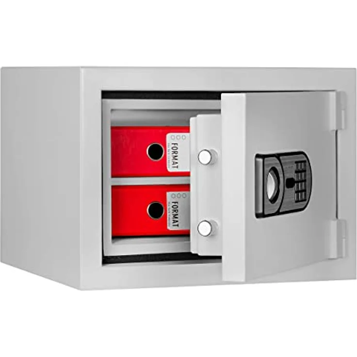 Melsmetall Feuerschutz Tresor Fire Safe Light mit Zahlenschloss, geprüfter Feuerschutz für Dokumente und Papier – Bild 1