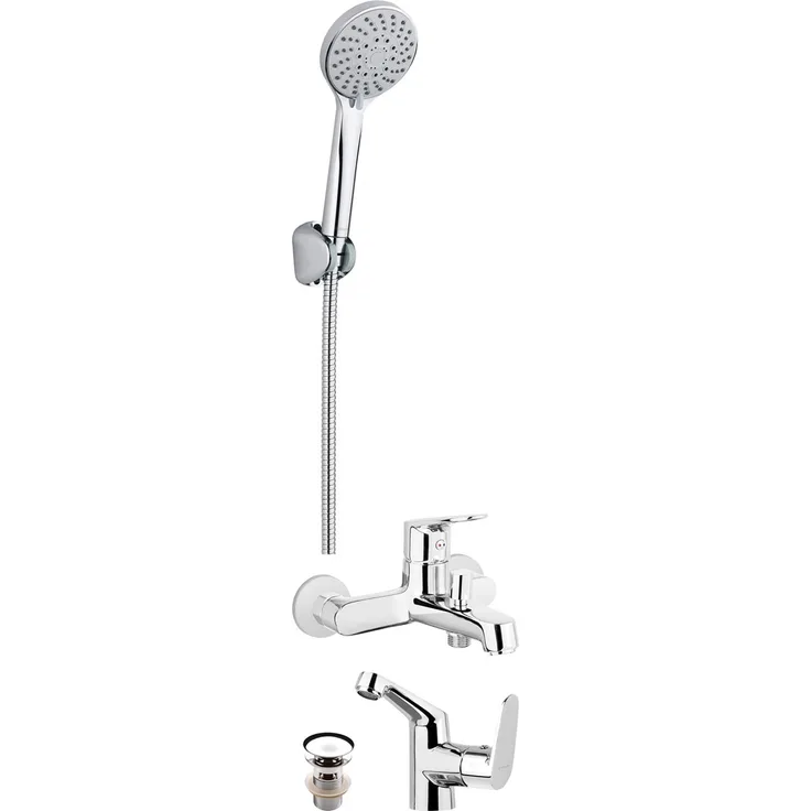 No Name Badarmatur Armaturen-Set für Badezimmer - Badewanne