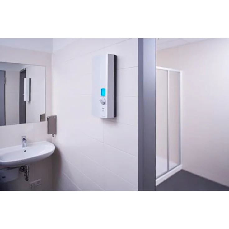 AEG vollelektronischer Durchlauferhitzer DDLE ÖKO TD 18/21/24 kW, LC-Display, ECO-Funktion, Regendusche, Festanschluss 400V, VDE geprüft – Bild 5